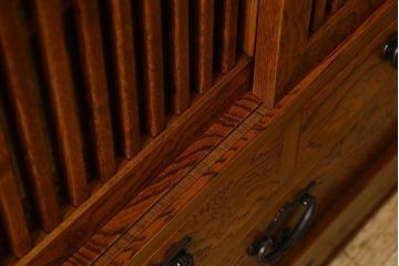 中古　伝統民芸家具　岩谷堂　和箪笥サイドボード(横型衣装箪笥)