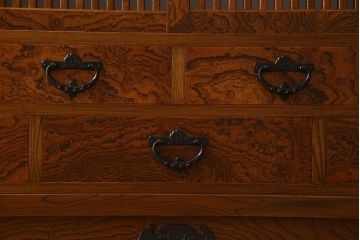 中古　伝統民芸家具　岩谷堂　和箪笥サイドボード(横型衣装箪笥)