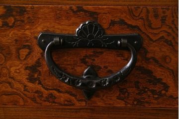 中古　伝統民芸家具　岩谷堂　和箪笥サイドボード(横型衣装箪笥)