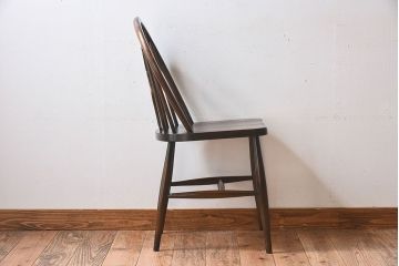 ヴィンテージ家具　イギリスビンテージ　ERCOL社(アーコール)シスルバックチェア(椅子、ダイニングチェア)(1)