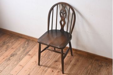 ヴィンテージ家具　イギリスビンテージ　ERCOL社(アーコール)シスルバックチェア(椅子、ダイニングチェア)(1)