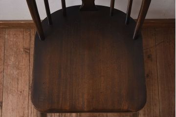 ヴィンテージ家具　イギリスビンテージ　ERCOL社(アーコール)シスルバックチェア(椅子、ダイニングチェア)(1)