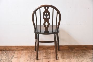 ヴィンテージ家具　イギリスビンテージ　ERCOL社(アーコール)シスルバックチェア(椅子、ダイニングチェア)(1)