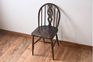ヴィンテージ家具　イギリスビンテージ　ERCOL社(アーコール)シスルバックチェア(椅子、ダイニングチェア)(2)
