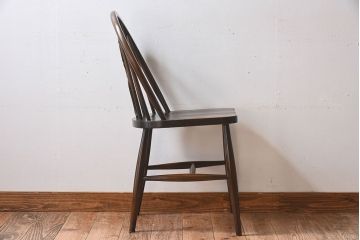 ヴィンテージ家具　イギリスビンテージ　ERCOL社(アーコール)シスルバックチェア(椅子、ダイニングチェア)