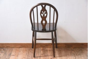 ヴィンテージ家具　イギリスビンテージ　ERCOL社(アーコール)シスルバックチェア(椅子、ダイニングチェア)