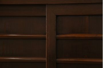 アンティーク家具　古民具・骨董　六尺　和モダンスタイル　古い重ね水屋箪笥(食器棚、収納棚)