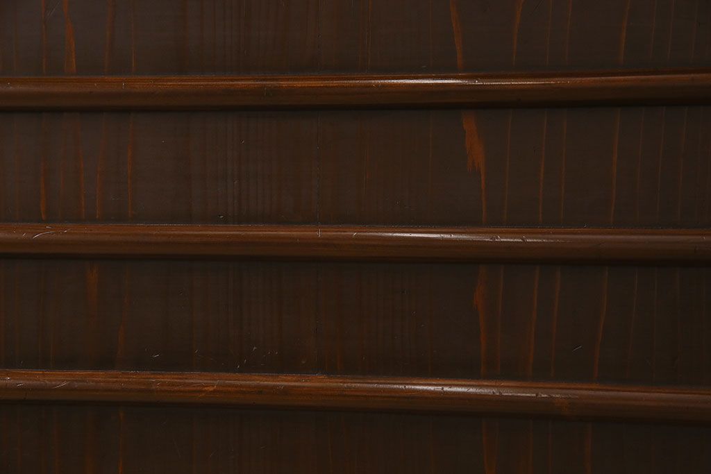 アンティーク家具　古民具・骨董　六尺　和モダンスタイル　古い重ね水屋箪笥(食器棚、収納棚)