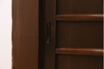 アンティーク家具　古民具・骨董　六尺　和モダンスタイル　古い重ね水屋箪笥(食器棚、収納棚)