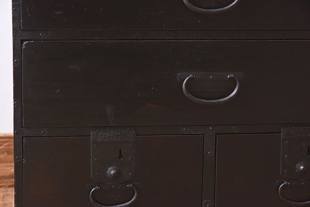 アンティーク雑貨　和製アンティーク　古い質感が味わい深い小箪笥(小物入れ)