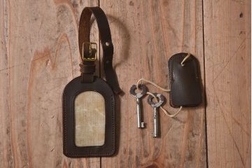 和製アンティーク　大振り　上質な本革トランク(収納箱)