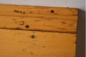 ヴィンテージ家具　イギリスビンテージ　温か味のある色味が素敵な折り畳みデスク(机、在宅ワーク、在宅用作業台)
