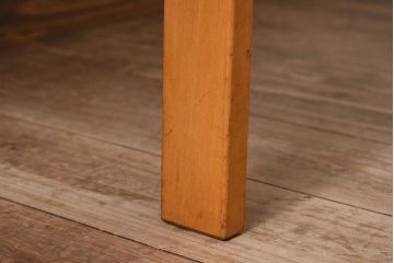 ヴィンテージ家具　イギリスビンテージ　温か味のある色味が素敵な折り畳みデスク(机、在宅ワーク、在宅用作業台)(2)