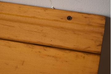 ヴィンテージ家具　イギリスビンテージ　温か味のある色味が素敵な折り畳みデスク(机、在宅ワーク、在宅用作業台)(2)
