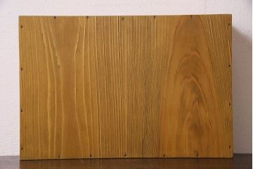 アンティーク雑貨　昭和レトロ　古い木製のアンティークコレクションボックス(ガラスケース・収納箱)(2)