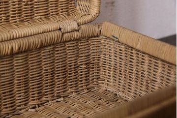 アンティーク雑貨　和製アンティーク　かわいらしい小ぶりなバスケット