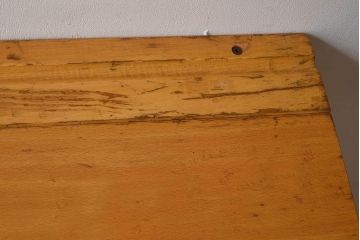ヴィンテージ家具　イギリスビンテージ　温か味のある色味が素敵な折り畳みデスク(机、在宅ワーク、在宅用作業台)(3)