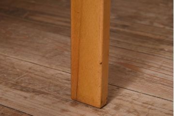 ヴィンテージ家具　イギリスビンテージ　温か味のある色味が素敵な折り畳みデスク(机、在宅ワーク、在宅用作業台)(3)