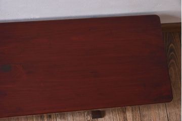 アンティーク家具　和製アンティーク　和の趣溢れる裁ち板(文机、ローテーブル)