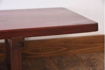 アンティーク家具　和製アンティーク　和の趣溢れる裁ち板(文机、ローテーブル)