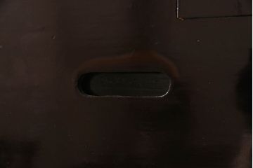 アンティーク雑貨　古民具・骨董　漆塗りが美しい大振りな小引き出し(裁縫箱)