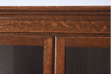 アンティーク家具　イギリスアンティーク　上品なデザインのスタッキングキャビネット(ブックケース、本箱、収納棚)