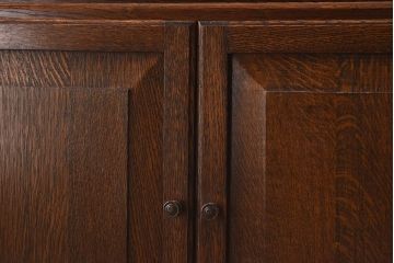 アンティーク家具　イギリスアンティーク　上品なデザインのスタッキングキャビネット(ブックケース、本箱、収納棚)