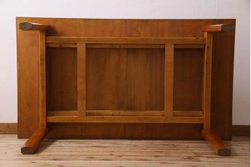 北欧家具　チーク材　明るい色味が素敵なエクステンションテーブル(ダイニングテーブル)