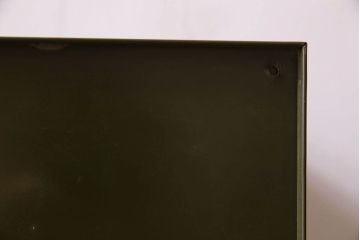 ヴィンテージ家具　【展示品】ビンテージ　ネームプレート取っ手付き　スチール製小引き出し(小物入れ、小物収納)(2)