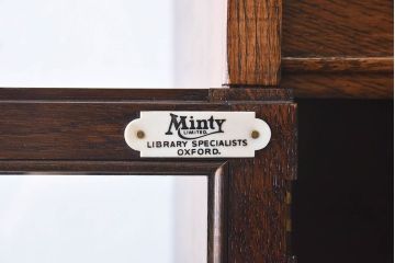 アンティーク家具　イギリスアンティーク　Minty Oxford社製　上品なデザインのスタッキングキャビネット(ブックケース、本箱、収納棚)(1)