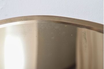 アンティーク雑貨　和製アンティーク　デスク型　レトロな雰囲気漂う銅製三面鏡(ミラー)