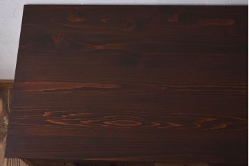 アンティーク家具　和製アンティーク　大きな金具や鋲が素敵な箪笥ローボード(ローチェスト、引き出し)