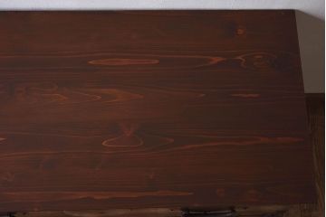 アンティーク家具　和製アンティーク　金具や鋲が立派な箪笥ローボード(ローチェスト、引き出し)