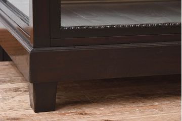 アンティーク家具　大正ロマン　上手物　高級感漂うガラスケース(ショーケース、飾り棚、陳列棚、ディスプレイラック)