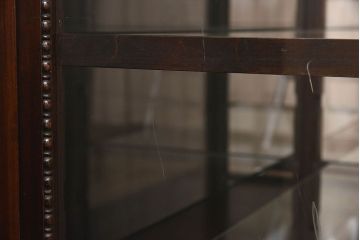 アンティーク家具　大正ロマン　上手物　高級感漂うガラスケース(ショーケース、飾り棚、陳列棚、ディスプレイラック)