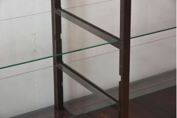 アンティーク家具　大正ロマン　上手物　高級感漂うガラスケース(ショーケース、飾り棚、陳列棚、ディスプレイラック)