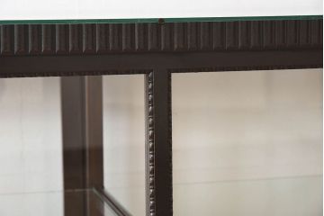 アンティーク家具　大正ロマン　上手物　高級感漂うガラスケース(ショーケース、飾り棚、陳列棚、ディスプレイラック)