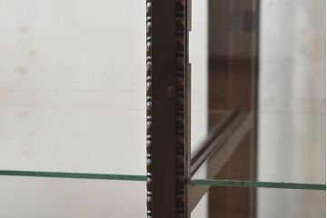 アンティーク家具　大正ロマン　上手物　高級感漂うガラスケース(ショーケース、飾り棚、陳列棚、ディスプレイラック)
