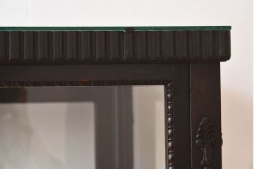 アンティーク家具　大正ロマン　上手物　高級感漂うガラスケース(ショーケース、飾り棚、陳列棚、ディスプレイラック)