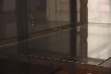 アンティーク家具　大正ロマン　上手物　高級感漂うガラスケース(ショーケース、飾り棚、陳列棚、ディスプレイラック)