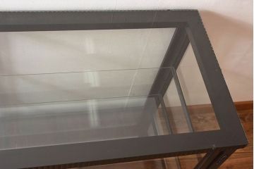 アンティーク家具　大正ロマン　上手物　高級感漂うガラスケース(ショーケース、飾り棚、陳列棚、ディスプレイラック)