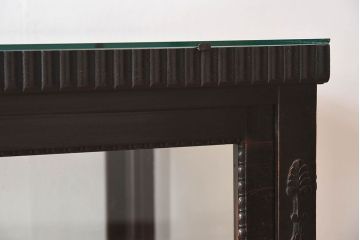 アンティーク家具　大正ロマン　上手物　高級感漂うガラスケース(ショーケース、飾り棚、陳列棚、ディスプレイラック)