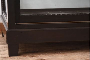 アンティーク家具　大正ロマン　上手物　高級感漂うガラスケース(ショーケース、飾り棚、陳列棚、ディスプレイラック)