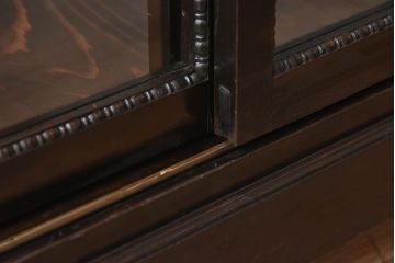 アンティーク家具　大正ロマン　上手物　高級感漂うガラスケース(ショーケース、飾り棚、陳列棚、ディスプレイラック)