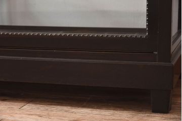 アンティーク家具　大正ロマン　上手物　高級感漂うガラスケース(ショーケース、飾り棚、陳列棚、ディスプレイラック)