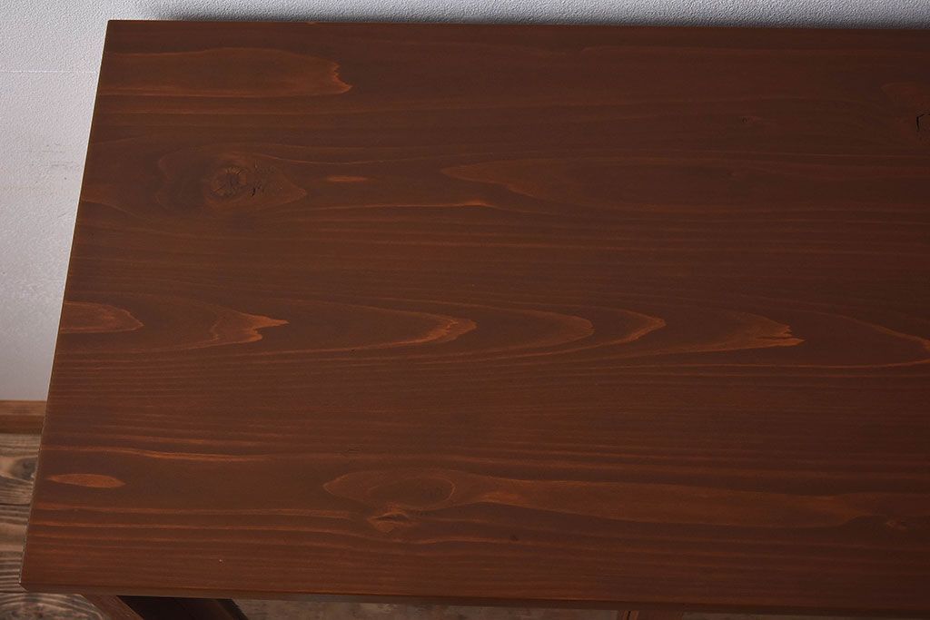 レトロ家具　昭和レトロ　気泡ガラスが味わい深い収納棚(戸棚、キャビネット)(1)