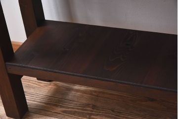 アンティーク雑貨　昭和レトロ　無骨なデザインが魅力的な作業台(花台、飾り台、長机)