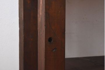 アンティーク雑貨　昭和レトロ　無骨なデザインが魅力的な作業台(花台、飾り台、長机)