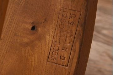 ヴィンテージ家具　イギリスビンテージ　ERCOL(アーコール)　シンプルなデザインのチェア(ダイニングチェア、椅子)