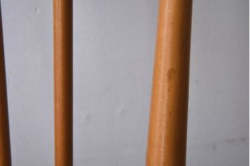 ヴィンテージ家具　イギリスビンテージ　ERCOL(アーコール)　シンプルなデザインのチェア(ダイニングチェア、椅子)(1)